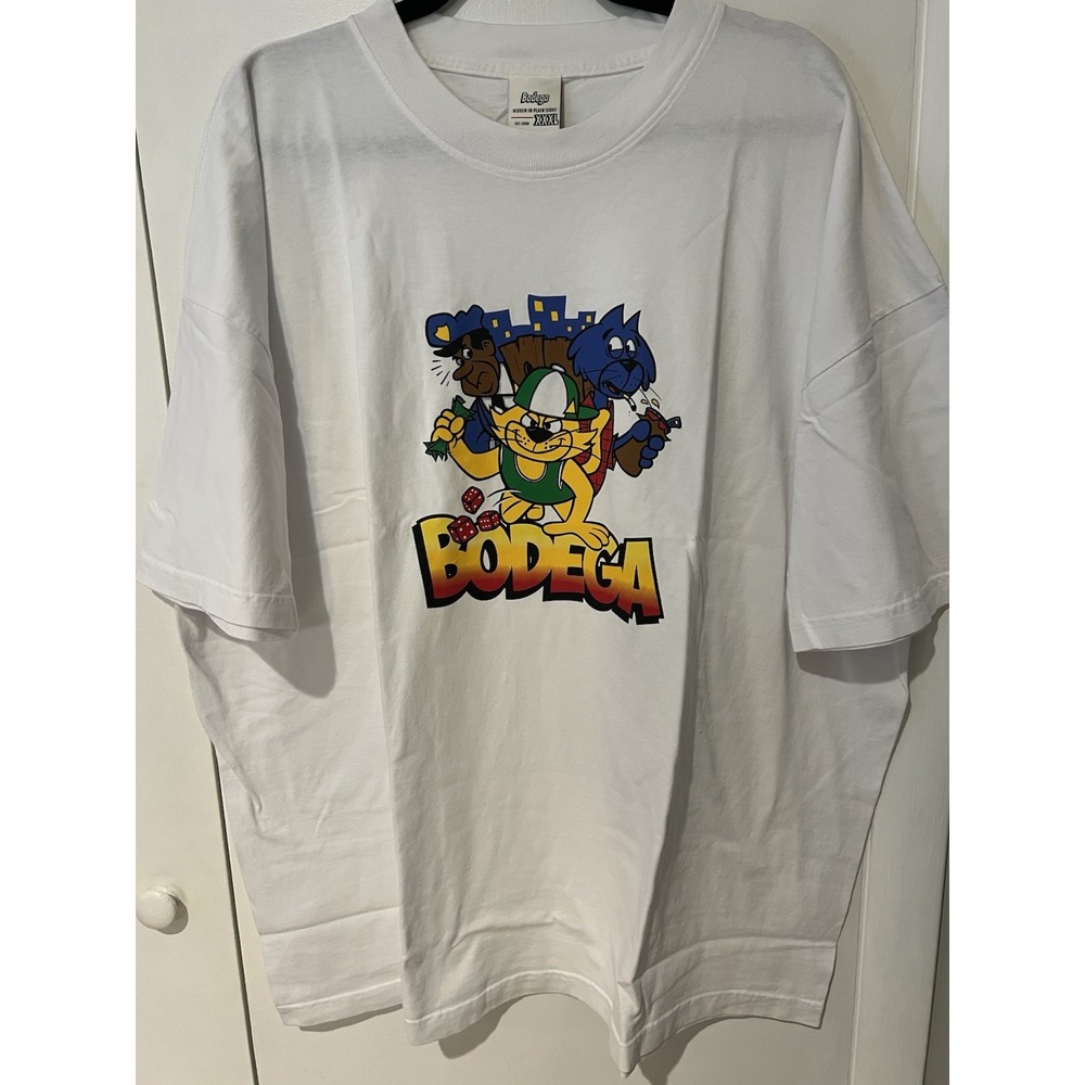 New Bodega Cats Outside Gradient Graphic Tee Shirt Size XXXL 3XL SS24 Streetwear